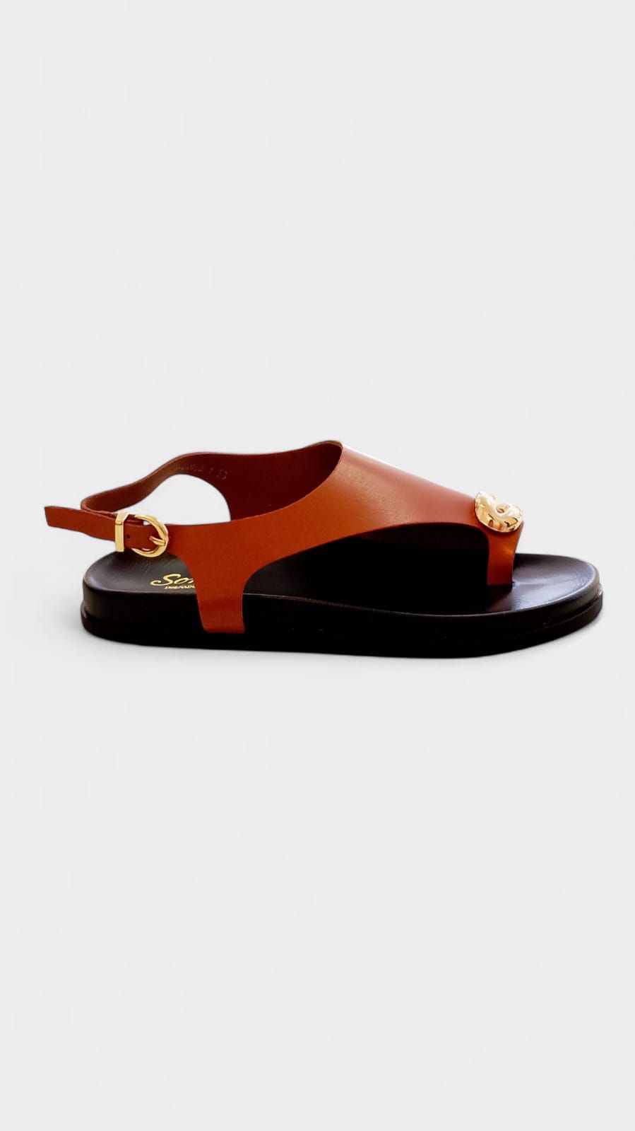 Sandalia Dedo Amira Camel