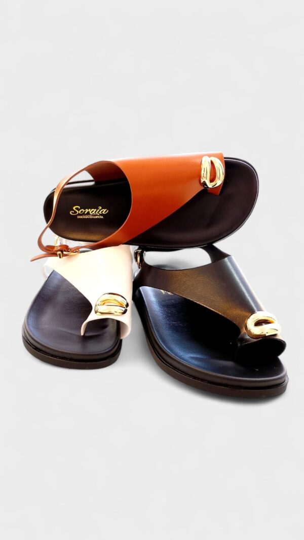 Sandalia Dedo Amira Camel - Imagen 5