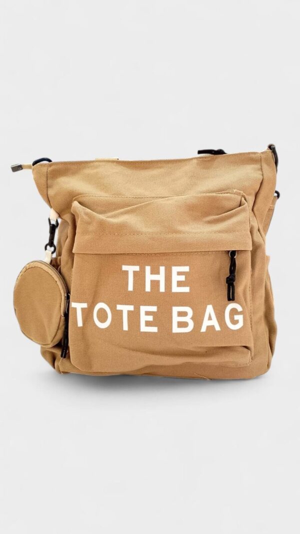 Bolso lona cuadrado