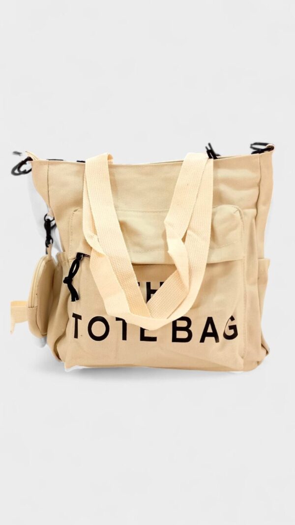 Bolso lona cuadrado - Imagen 6
