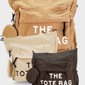 Bolso lona cuadrado