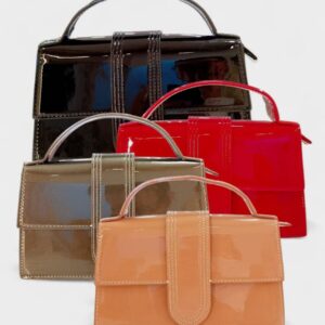 Bolso solapa charol